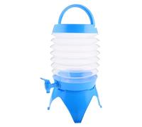 BETOOKY Secchio Pieghevole per Acqua da 5,5l con Rubinetto Integrato in Pp, Contenitore Portatile per Campeggio, Viaggio e Emergenza, Facile da Trasportare e Riporre