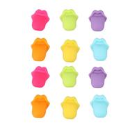 BETOOKY Segnabicchieri Set da 12 Pezzi in Silicone a Forma di Labbra Rosse Design Unico per Bicchieri da Vino per Feste e Ristoranti Occidentali