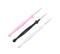 BETOOKY Set 3 Pezzi Penne Nail Art in Plastico per Nail Art Liner Facili da Usare e Maneggiare Strumenti Creativi e Unici per Decorazione Unghie