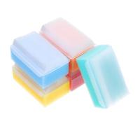 BETOOKY Set 5 Pezzi Spugna per Bagnetto Ragazzo Ragazza, Spazzola Sensoriale per Pulizia Capelluto e Rimozione Crosta Lattea, Materiale Morbido in Spugna e Pp, per Attività Colore Casuale