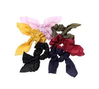 BETOOKY Set 6 Pezzi Elastici per Chioma Nodi e Frange in Poliestere, Accessori per Chioma che Fissano senza Danneggiare, per Ogni Occasione