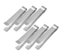 BETOOKY Set 6 Pezzi Spegni Stoppino in Acciaio Inossidabile Argento, Design Classico, Facile da Pulire, Riduce Fumo per Candele Piccole e Aromaterapia