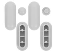 BETOOKY Set da 8 Tamponi per Sedile Wc in Plastica Bianca, Accessori per Bagno per Mantenere Pulizia e Facilità di Pulizia, per Bagno