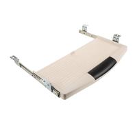 BETOOKY Set Supporto Tastiera Estraibile sotto Scrivania in Pp e Metallo, Vassoio Scorrevole Salvaspazio per Ufficio, Cassetto Porta Tastiera Compatto e Funzionale per Digitare