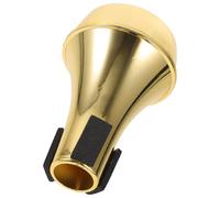 BETOOKY Sordina per Tromba in Abs Mini Dritta Colore Oro Silenziatore Leggero per Pratica Facile Installazione e Trasporto, Accessorio per Principianti e Musicisti di Ottoni