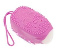BETOOKY Spazzola da Bagno in Silicone Porpora Design ad Immersione Automatica, Multiuso per Doccia e Uso Domestico, Spazzola per Pulizia Corpo e Portatile