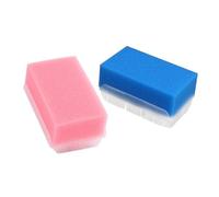 BETOOKY Spazzola Massaggio Effetto Rilassante per Ragazzo Ragazza 2 Pezzi in Plastica e Spugna per Bagno Sicura Colore Casuale per Tutti i Tipi di Pelle per Bagnetto del Ragazzo Ragazza