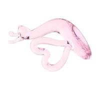 BETOOKY Statuetta di Lumaca in Vetro Rosa a Forma di Animale Cartoon, Decorazione da Scrivania per Casa, Pezzo D'accento che Riflette la Luce, per Collezionisti e Amanti delle Lumache