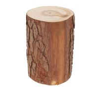 BETOOKY Supporto in Legno Rotondo a Forma di Ceppo da Parete per Piante, Decorazione Creativa e Funzionale per Soggiorno e Balcone, Facile da Spostare