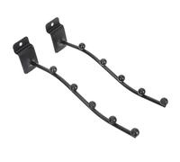 BETOOKY Supporto per Flauto Scanalatura 2 Pezzi in Ferro Battuto, Gancio Porta-flauto Sospeso per Esposizione Strumenti a Fiato, Salvaspazio per Uso Domestico e Studio Musicale