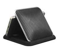 BETOOKY Supporto per Telefono Auto da Cruscotto Base Autoadesiva in Abs e Gomma, Regolabile e Anti Raggi Solari per Console Centrale e Desktop