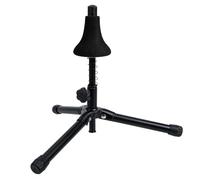 BETOOKY Supporto per Tromba in Ferro Base a Treppiede Pieghevole, Struttura Stabile e Resistente, per Esposizione di Strumenti Musicali al Chiuso e All'aperto