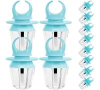 BETOOKY Tubi Vuoti per Lucidalabbra 8 Ml, Set da 12 Contenitori per Balsamo Labbra, per Ragazze e Creazione di Trucchi Personalizzati