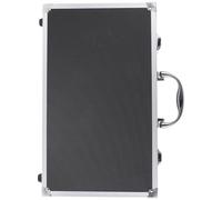 BETOOKY Valigetta Porta Microfono Wireless 2 Slot in Alluminio Portatile Scatola Protettiva per Microfoni Handheld Organizer Resistente per Karaoke e Registrazione Professionale