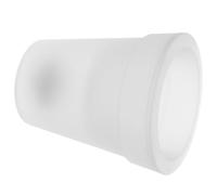 BETOOKY Vaso Luminoso Solare Bianco in ABS Luce LED Integrata, Resistente all'Acqua, per Decorazioni Natalizie e Illuminazione Notturna Interna