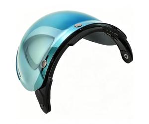 BETOOKY Visiera per Casco Moto a Tre Bottoni Standard in PC Antivento | Lente per Casco, Visione Chiara e Resistenza AI Graffi, Interfaccia Standard a Scatto, Lunga Durata