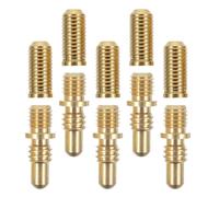 BETOOKY Viti di Collegamento Adattatore Estensione Sicuro Set da 5 per Stecca da Biliardo in Rame Colore Oro per Riparazione Stecche, per Competizioni e Intrattenimento Domestico