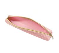 Betool - Astuccio color pastello, 1 pezzo, per penne e matite, carino, sottile, piccolo, per bambini, adulti, scuola, ufficio, viaggi (rosa)