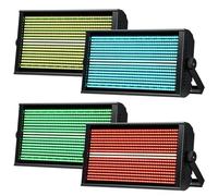 BETOPPER 260W LED Strobo Luce Stroboscopica,768 LED Effetti Flash e Wash, Dinamici con Pixel Mapping e Controllo Zonale - Per Discoteche, Concerti, Eventi e Show Light (4pz)