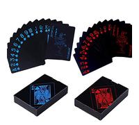 BETOY Carte da Poker 2PCS Set Carte da Gioco Impermeabile Professionali Carta da Gioco di Plastica per Il Vostro Piacere di Poker