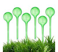 BETOY Set di 6 ampolle sferiche per l’irrigazione con dosaggio, durata: 2 settimane, a scomparsa, in plastica OVC, trasparenti, per il giardino e la casa, interni ed esterni