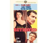 Betrayed (1954) (DVD) Lana Turner Victor Mature Clark Gable