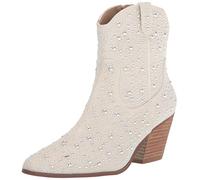 Betsey Johnson Blue by Women's SB-Diva Ankle Boot, Pearl, 7.5