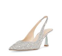 Betsey Johnson Clark, Scarpe décolleté Donna, Argento, 41.5 EU