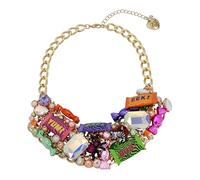 Betsey Johnson Collana con bavaglino da donna