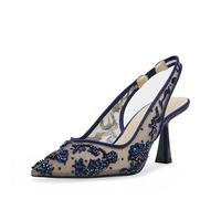 Betsey Johnson Donna Nikki Pump, Navy, 39 EU