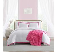 Betsey Johnson - Set copripiumino, morbida biancheria da letto con federa abbinata, coperta bonus inclusa, elegante decorazione per la camera (Signature Hotel rosa, doppio)