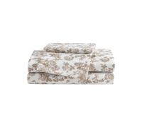 Betsey Johnson - Set di lenzuola per letto king size, morbide e leggere, resistenti allo sbiadimento e alle pieghe (colore marrone da giardino, king size)