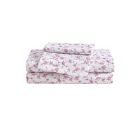Betsey Johnson Set di lenzuola per letto king size, morbide e leggere, resistenti allo sbiadimento e alle pieghe (rosa toile floreale, king size)