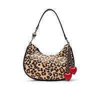 Betsey Johnson Shoulder Bag, Borsa a Tracolla On The Prowl Donna, Leopardato, Talla única