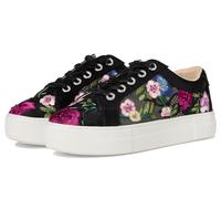 Betsey Johnson Sneaker Jayla Donna, Nero Multi Floreale, 41 EU