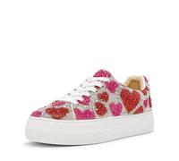 Betsey Johnson Sneaker Sidny Donna, Rosso Rosa Multi, 40 EU