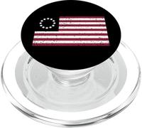 Betsy Ross Flag camicia - Distressed Betsy Ross Bandiera Americana PopSockets PopGrip per MagSafe