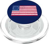 Betsy Ross Flag camicia - Distressed Betsy Ross Flag PopSockets PopGrip per MagSafe