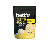 Bett’r BIO Protein Shake Banana e Cocco - Organic, Vegano, Senza Glutine, Senza Soia e Senza Latticini - 450g