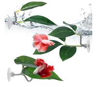 Betta - Amaca per pesci Betta, 3 pezzi, decorazione per acquario, simulando l'habitat naturale per acquario, accessori per acquario, per dormire, riposare, giocare, nascondersi, allevamento, con