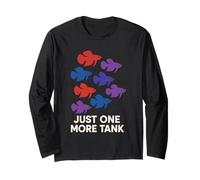Betta Fish Collector Halfmoon Breeder Exotic Tank Pride Maglia a Manica