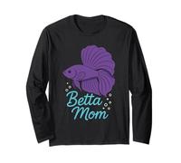 Betta Fish Collector Halfmoon Breeder Exotic Tank Pride Maglia a Manica