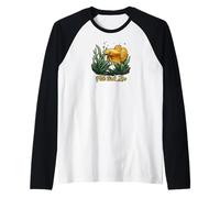 Betta Fish Tank Zen Aquarium Aquatic Life Lover Maglia con Maniche Raglan