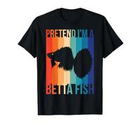 Betta Fish Tee per Gli Amanti dei Pesci d'acquario Maglietta