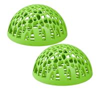 Betta Hiding Place Decorazione per acquario - Ornamento per rifugio per gamberetti in ceramica, struttura strutturata per habitat sottomarino | Rifugio per allevamento di gamberetti da 2 pezzi,