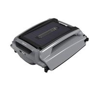 Betta SE Plus - Skimmer robotico per piscina alimentato a energia solare con doppia opzione di ricarica e batteria di pulizia da 30 ore, protezione dell'acqua e doppi motori tolleranti al cloro salino