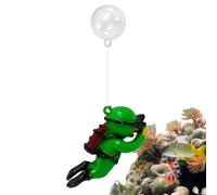 Betta Toys - Decorazione per acquario, a forma di pesciolino in stile cartone animato, piccolo acquario, dispositivo galleggiante per osservazione del sommozzatore, accessorio per acquario