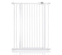 Bettacare Cancelletto Child & Pet per Bambini e Animali, 81.4cm - 89cm, Bianco, Cancelletto Extra Alto con un'Altezza di 104cm, Cancelletto per Bambini e Barriera per Animali Domestici