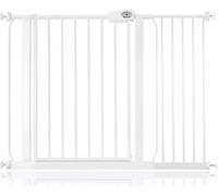 Bettacare Cancelletto di Sicurezza Easy Fit, 107,4cm - 115,4cm, Bianco, Cancelletto di Sicurezza a Pressione per Scale, Cancelletto per Bambini per Porte, Barriera di Sicurezza, Installazione Facile