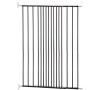 Bettacare Cancelletto di Sicurezza per Animali Domestici Extra Alto con Montaggio a Vite, 62,5cm - 106,8cm, Nero, Altezza di 103,5cm, Cancelletto per Scale per Cani, Barriera di Sicurezza